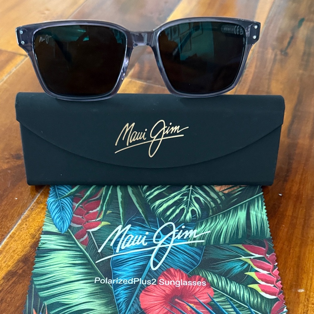 Maui Jim Dark Gray Sunglasses